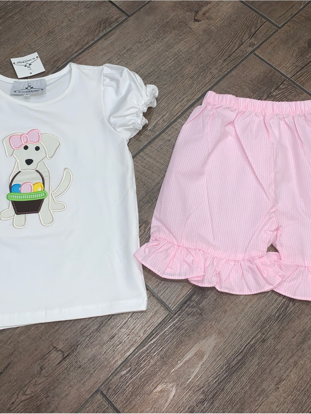 All Smocked Boutique Girls Easter Set